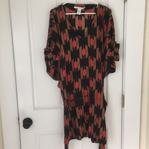 DVF geometric style dress